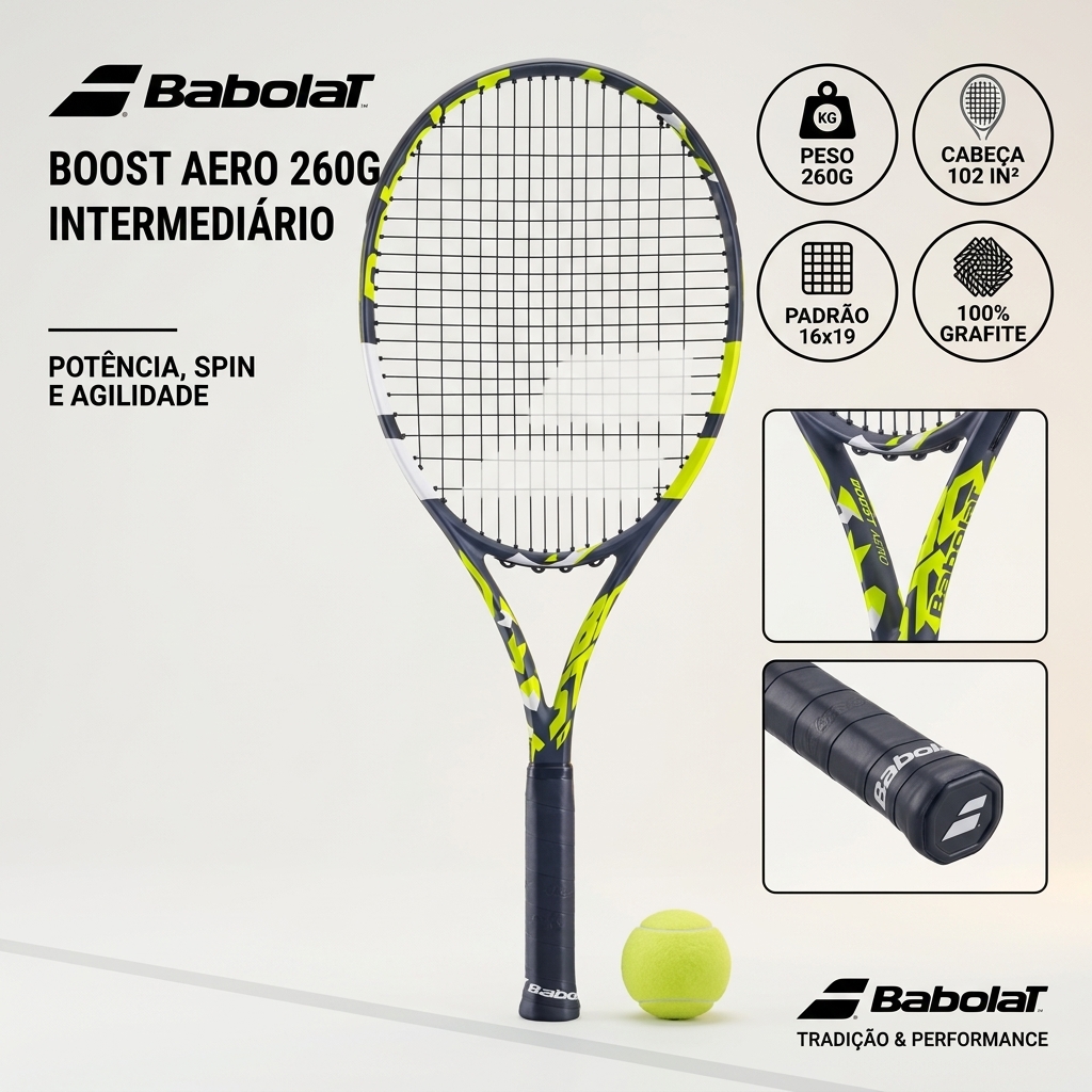 Raquete Babolat Boost Aero 260g